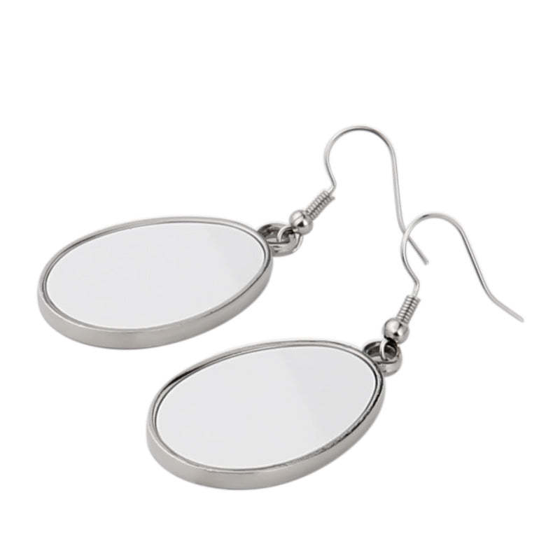 MER03-Sublimation Oval Earring