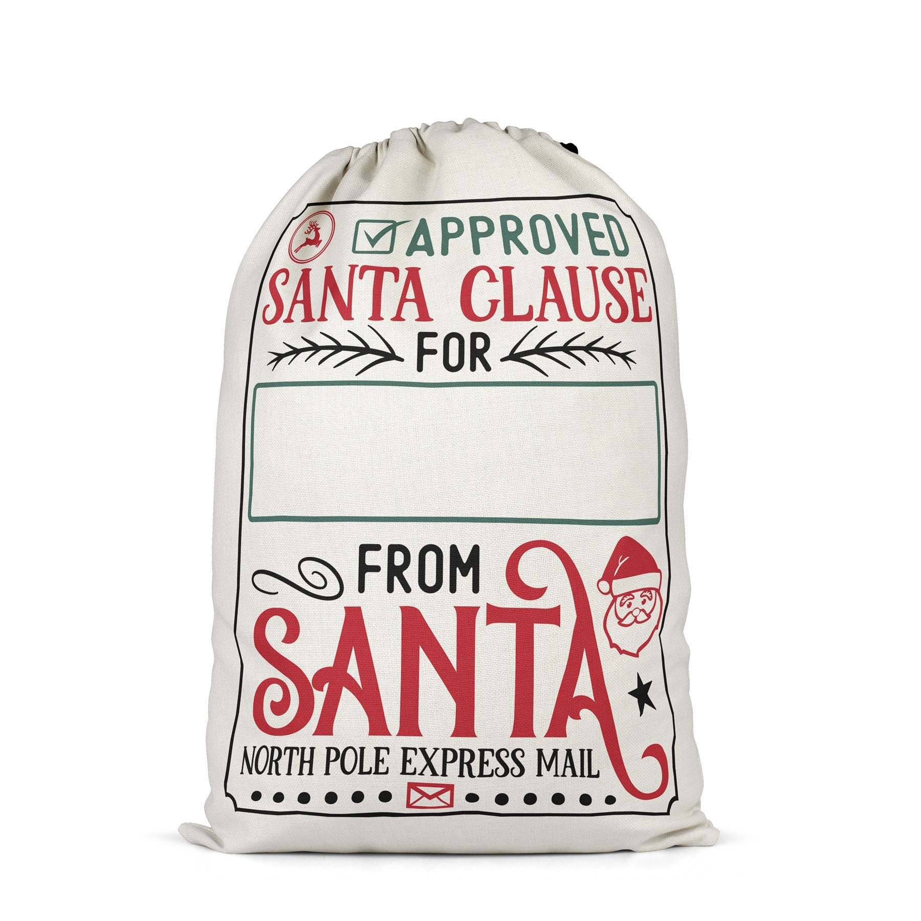 SSQ46-Sublimation Christmas Santa Sack