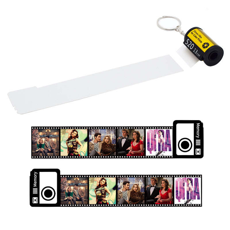MKC78-Sublimation Memory Film Keychain