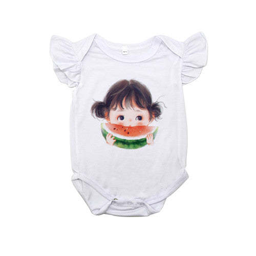 BDX04-Sublimation Baby Cute Onesie Short Sleeve
