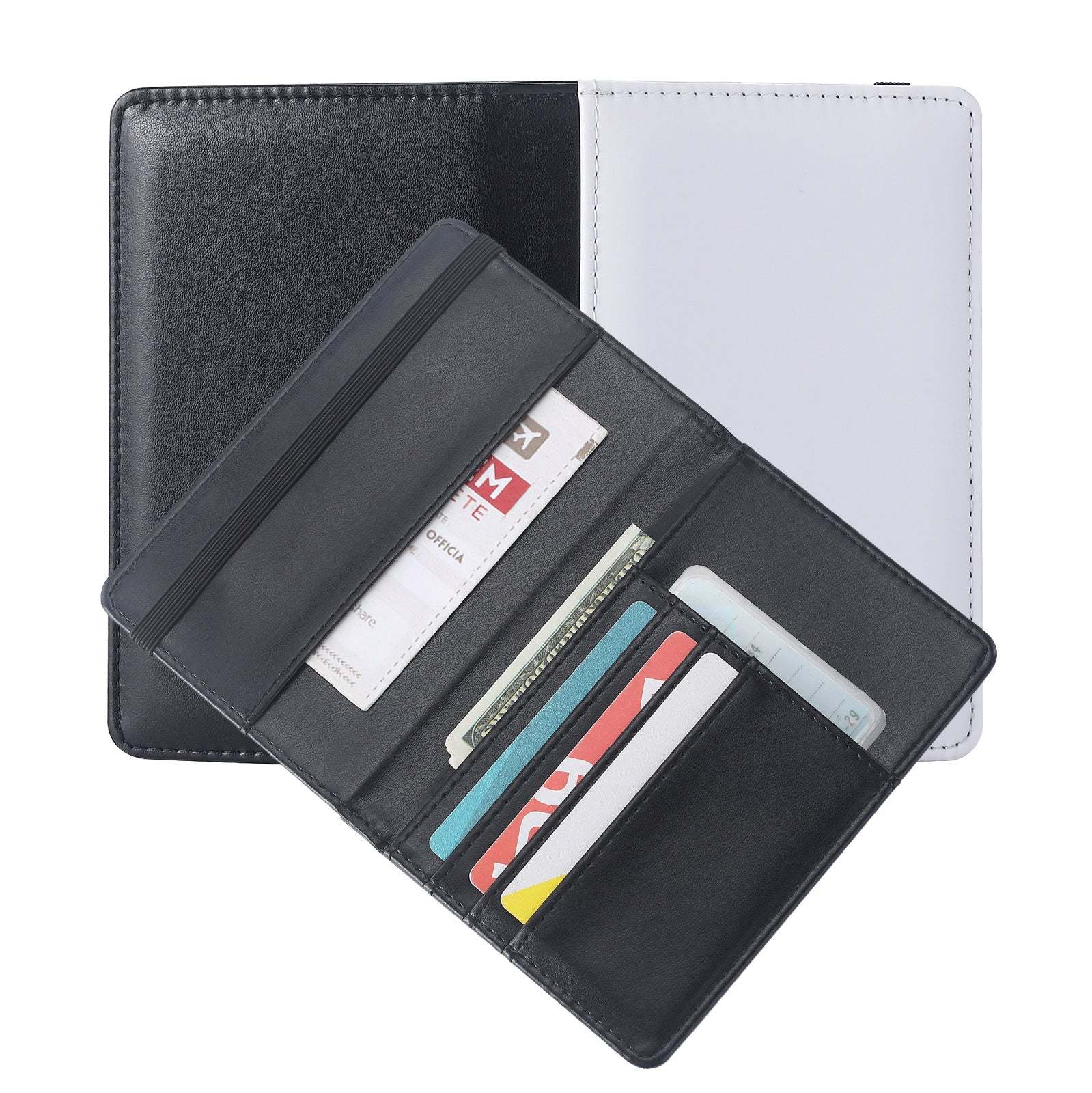 PUPH04-Sublimation PU Leather Passport Holder