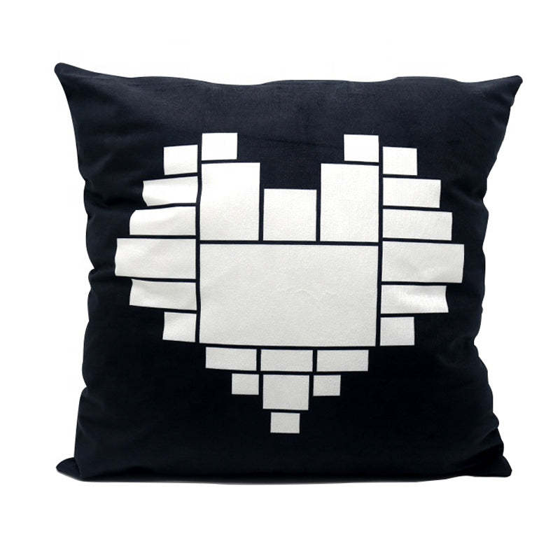 SPC18-Sublimation Moon Heart Pillow Case
