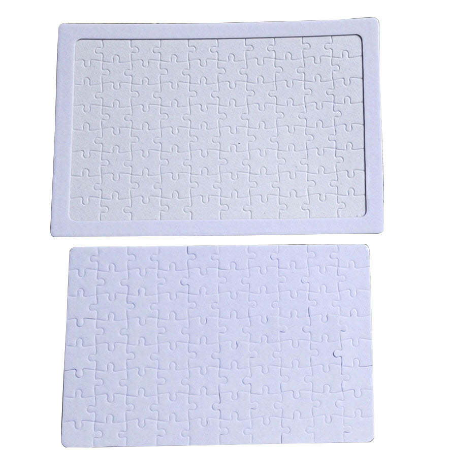 PZE10-Sublimation A4 Puzzle With Frame 80 Pieces
