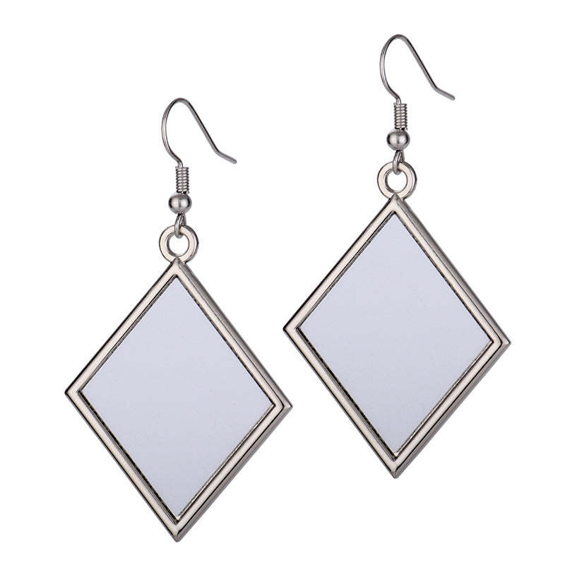MER08-Sublimation Square Earring