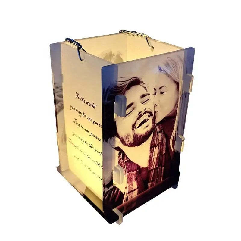 LEDF-Sublimation Acrylic Lamp With LED Candle