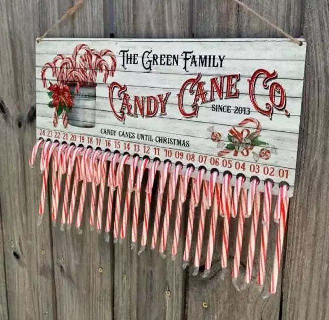 CAHR-Sublimation MDF Candy Holder Countdown