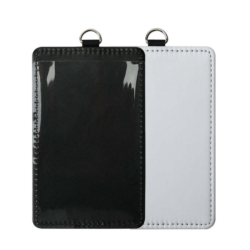PUC12-Sublimation PU Leather Business Name Card Holder