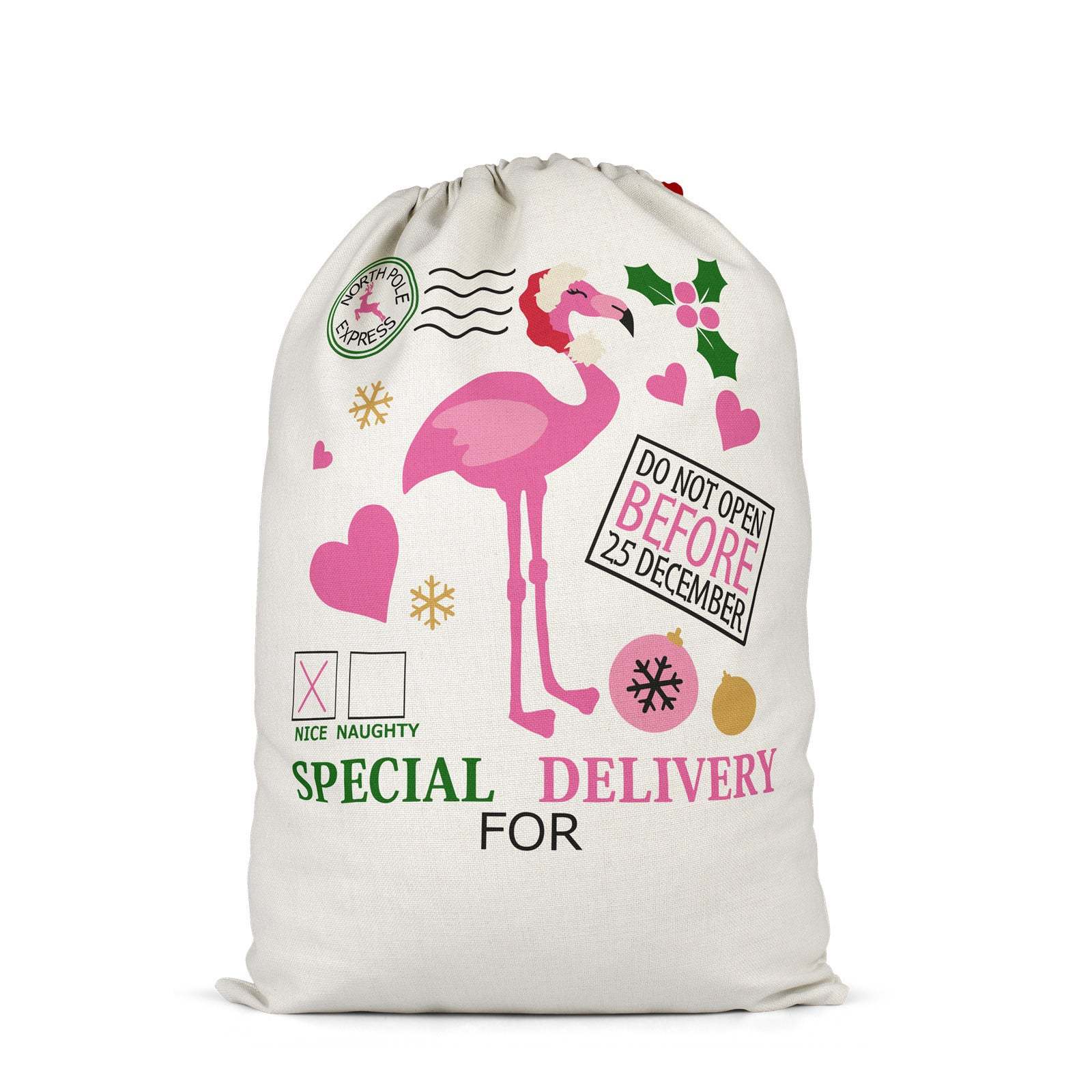 SSQ44-Sublimation Christmas Santa Sack