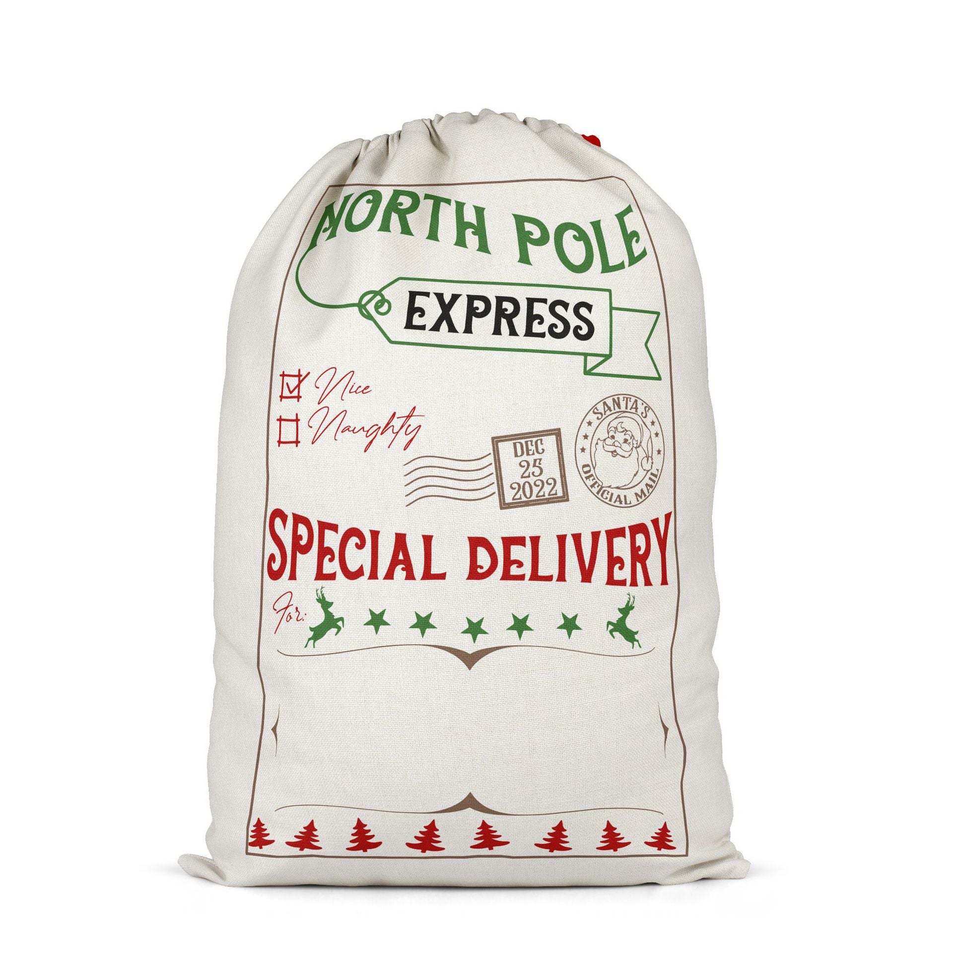 SSQ50-Sublimation Christmas Santa Sack