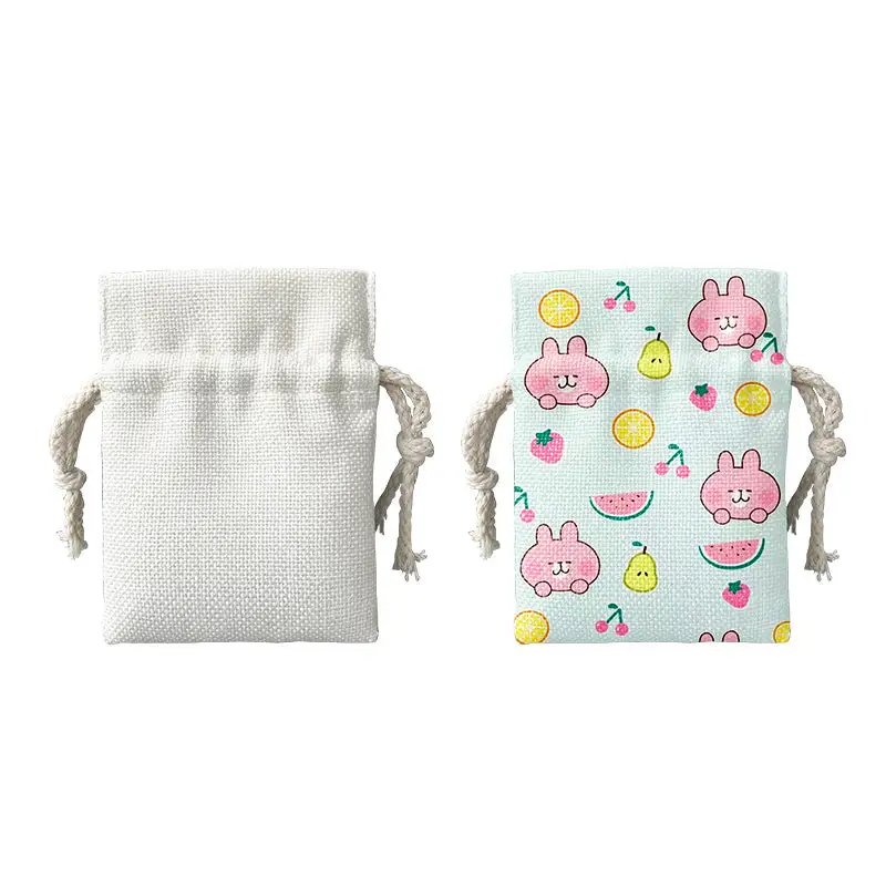 SLEBE-Sublimation Small  Linen Drawstring Pocket
