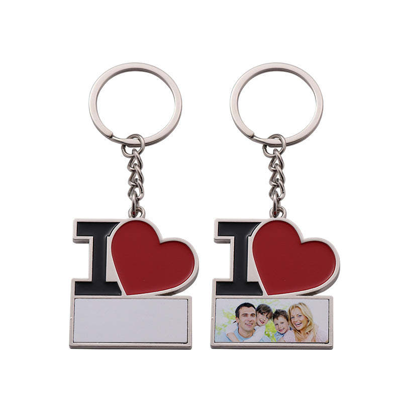 MKC39-Sublimation I Love You Keychain For Mother's Day