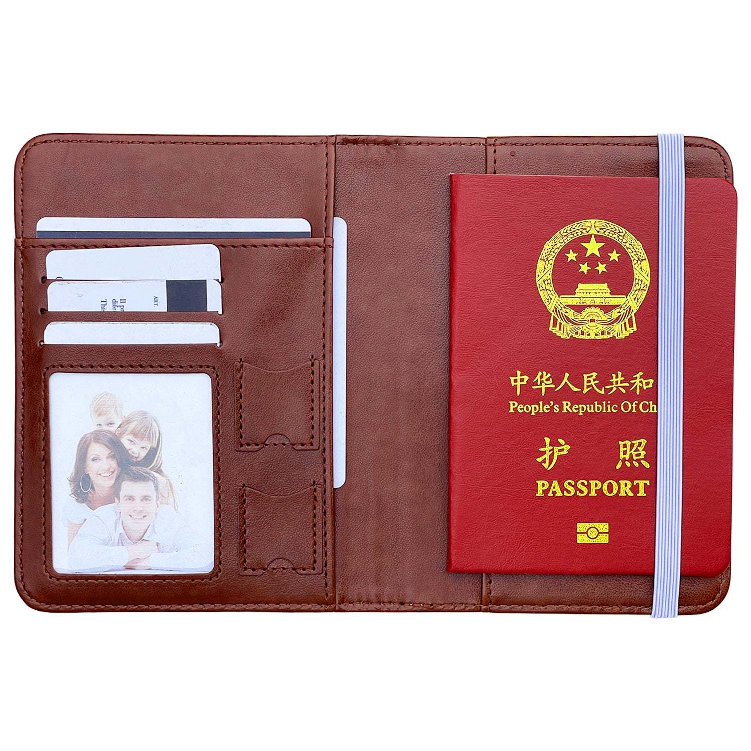 PUPH06-Sublimation PU Leather Passport Holder