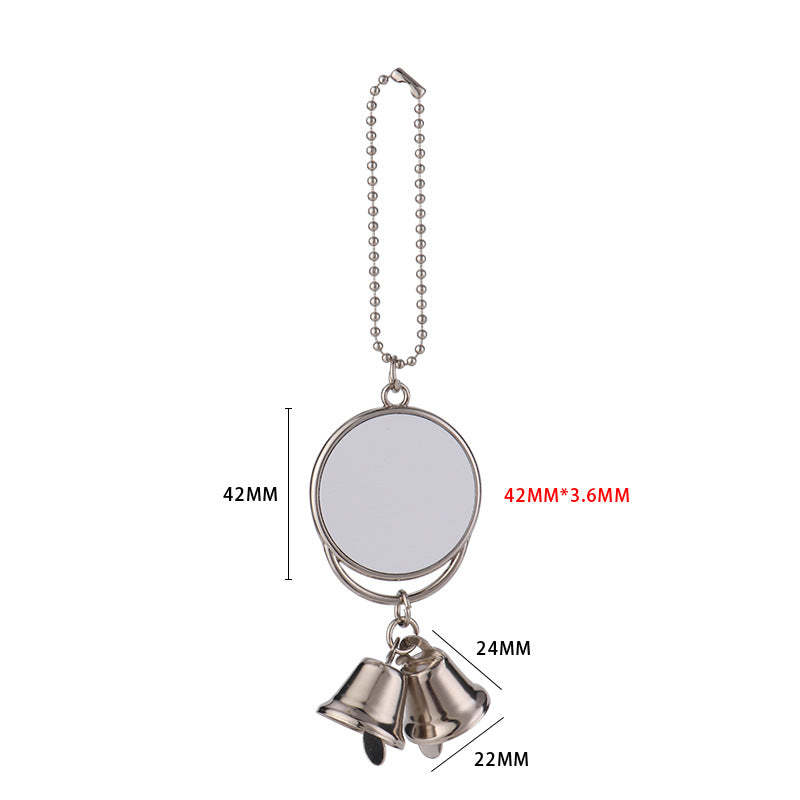 ACH08-Sublimation Car Charm With Bell