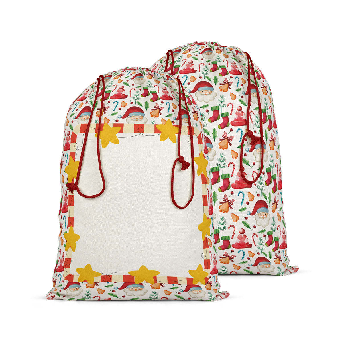 SSQ27-Sublimation Christmas Santa Sack