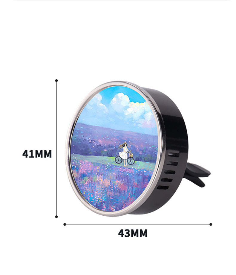 CACL01-Sublimation Car Aromatherapy Clip