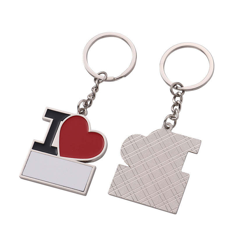 MKC39-Sublimation I Love You Keychain For Mother's Day