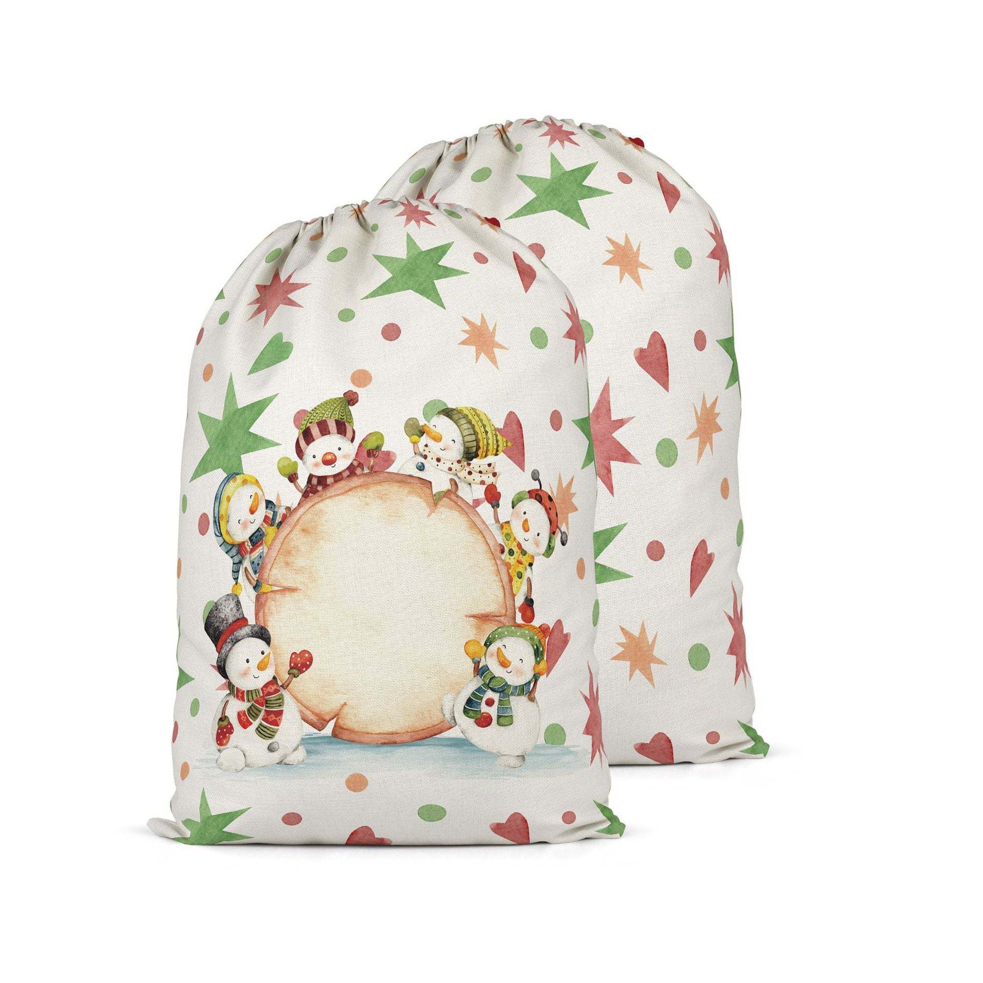 SSQ03-Sublimation Christmas Santa Sack