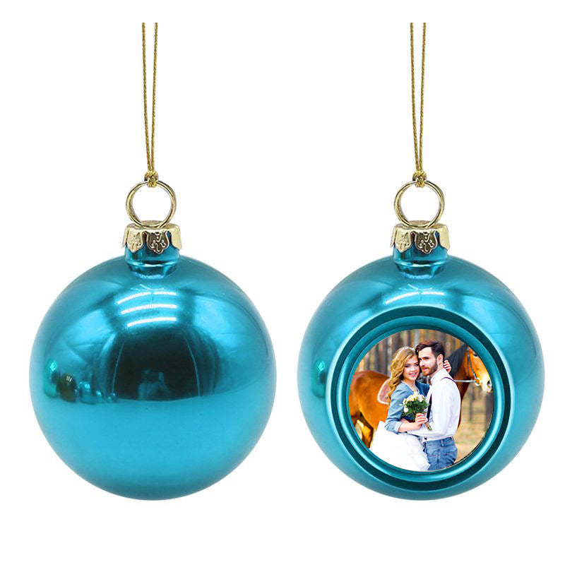 PCB01-Sublimation Plastic Christmas Ball Ornament