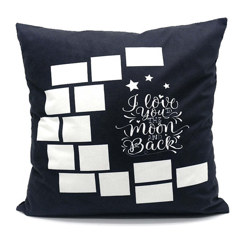 SPC18-Sublimation Moon Heart Pillow Case