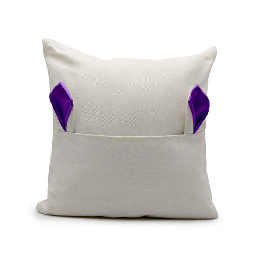 SPC29-Sublimation Easter Bunny Pillow Case