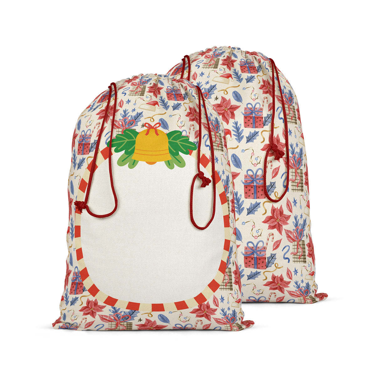 SSQ27-Sublimation Christmas Santa Sack