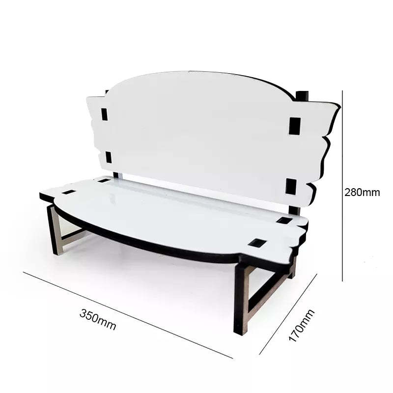 MDPF33-Sublimation MDF Bench Photo Frame