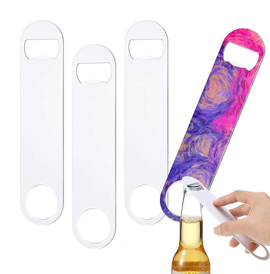 OPEB02-Sublimation White Bottle Opener