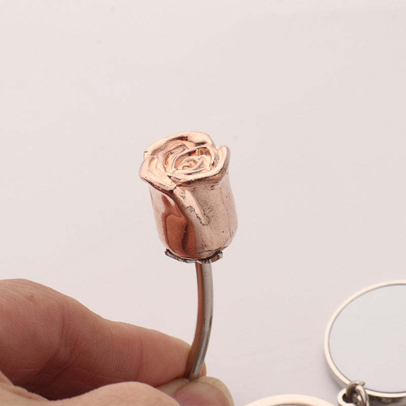 MKC42-Sublimation Rose Keychain