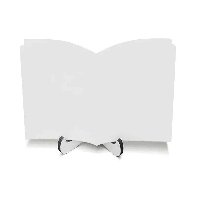 MDPF49-Sublimation Book Shape Photo Frame