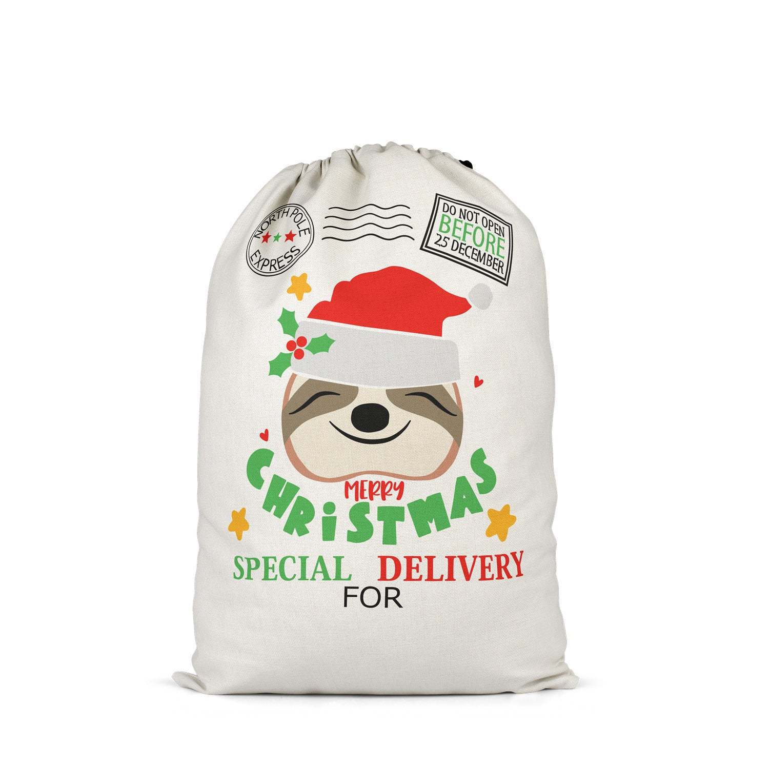 SSQ43-Sublimation Christmas Santa Sack