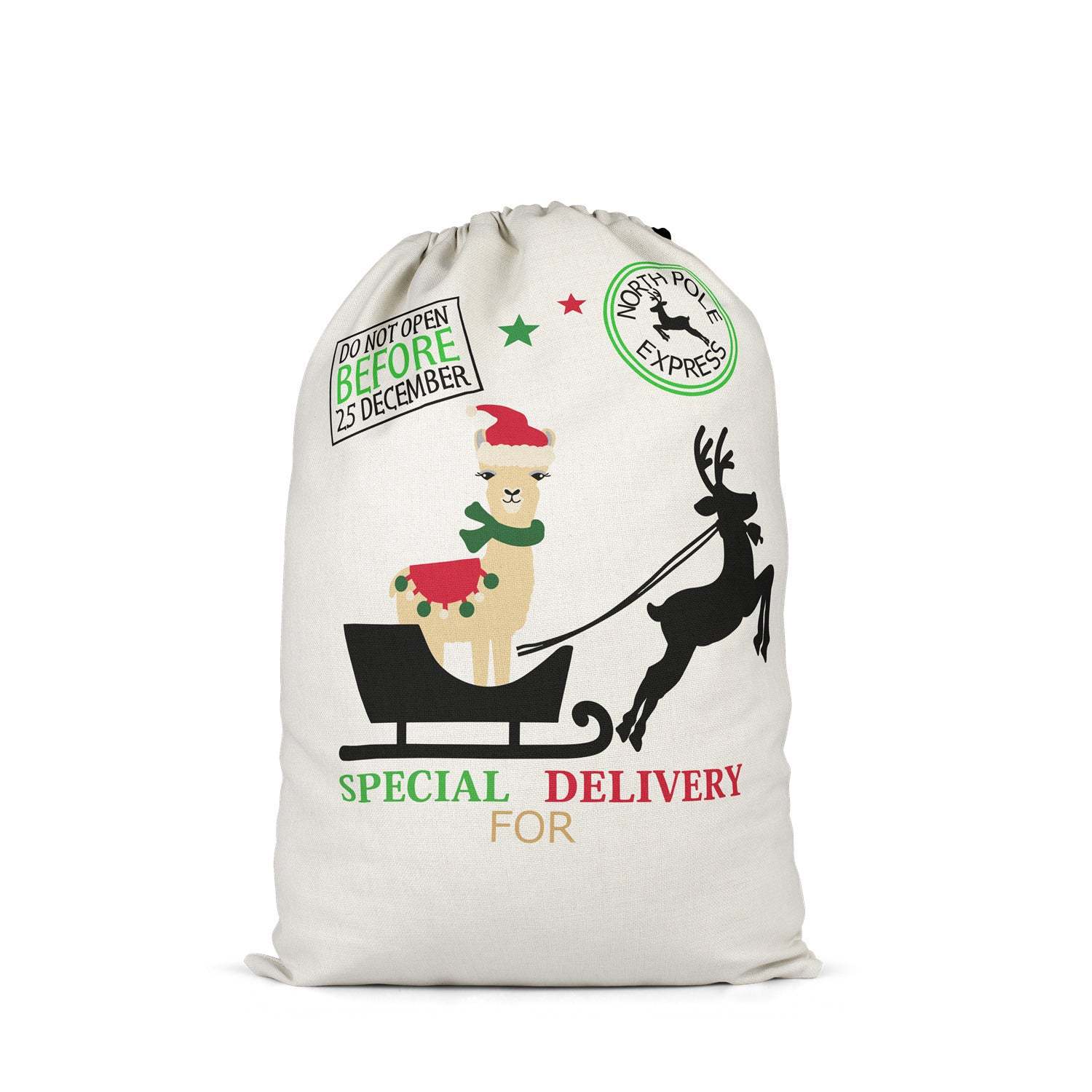 SSQ43-Sublimation Christmas Santa Sack