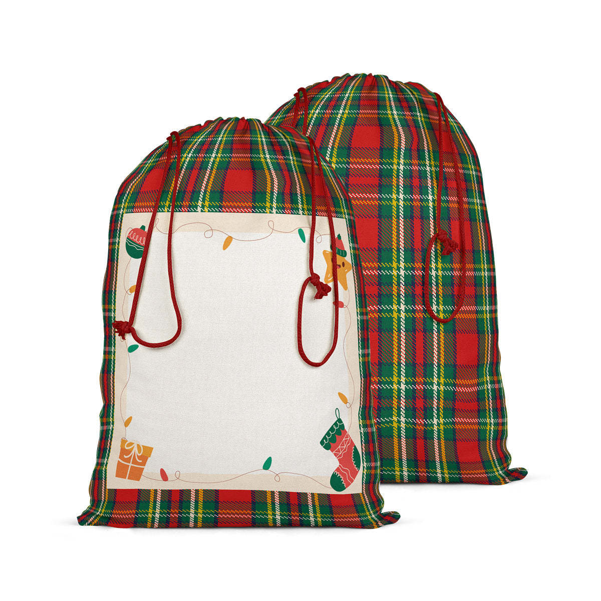 SSQ22-Sublimation Christmas Santa Sack