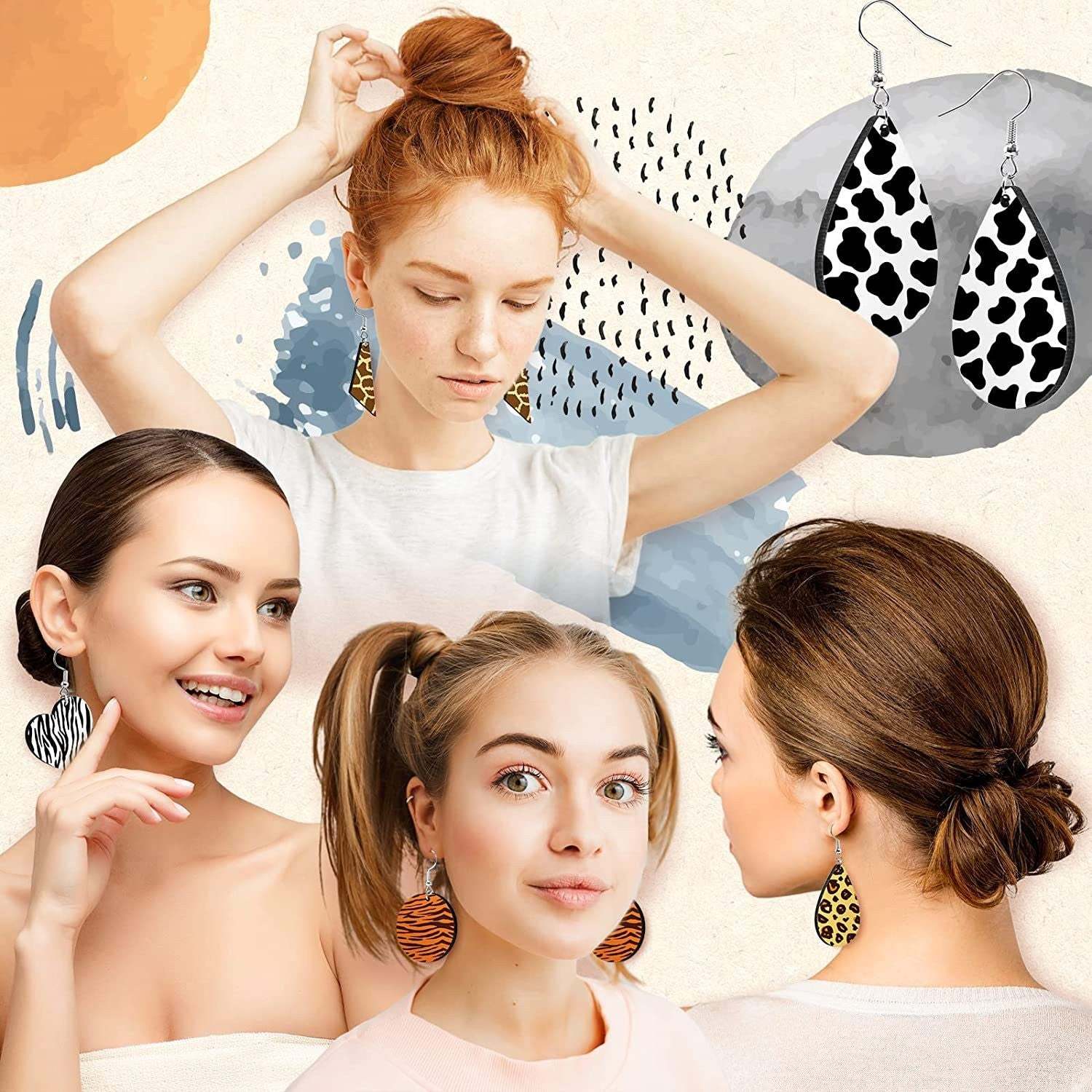 ERG02-Sublimation MDF Round Earring
