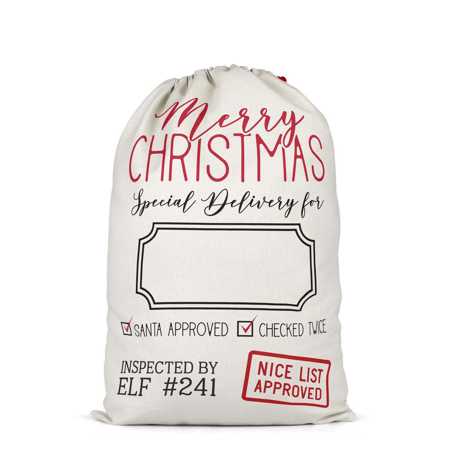 SSQ48-Sublimation Christmas Santa Sack