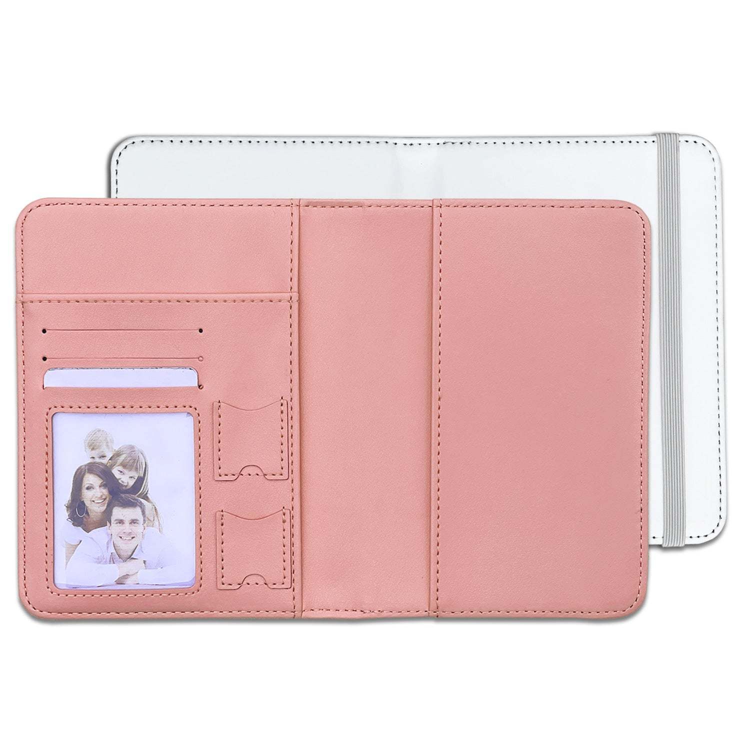 PUPH06-Sublimation PU Leather Passport Holder