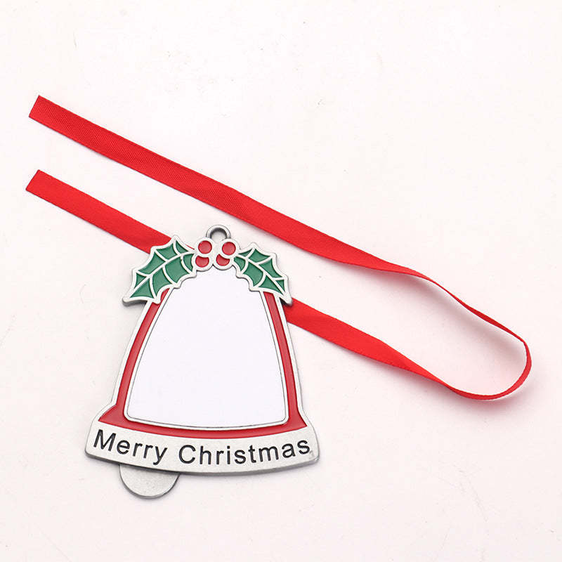 CMP39-Sublimation Bell Shape Ornament