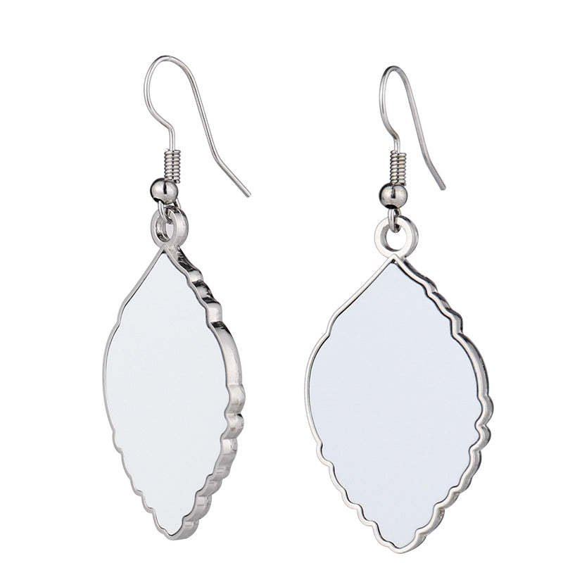 MER02-Sublimation Leaf Earring