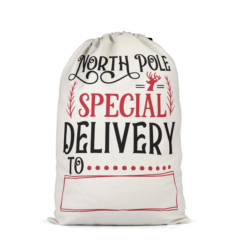 SSQ46-Sublimation Christmas Santa Sack