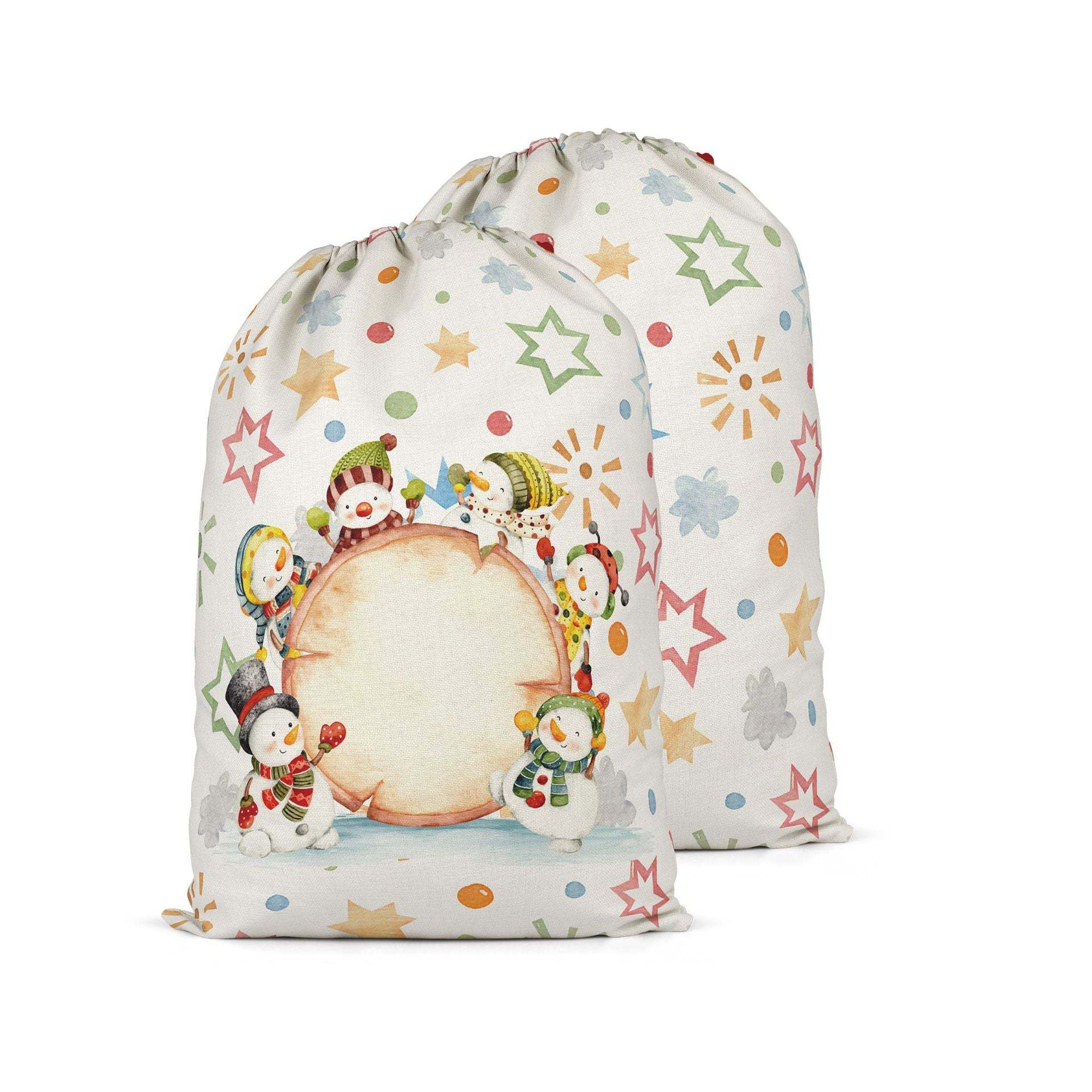 SSQ03-Sublimation Christmas Santa Sack