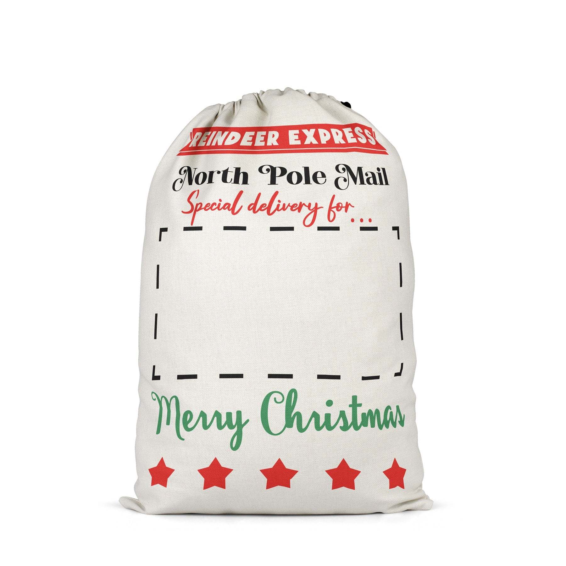 SSQ45-Sublimation Christmas Santa Sack