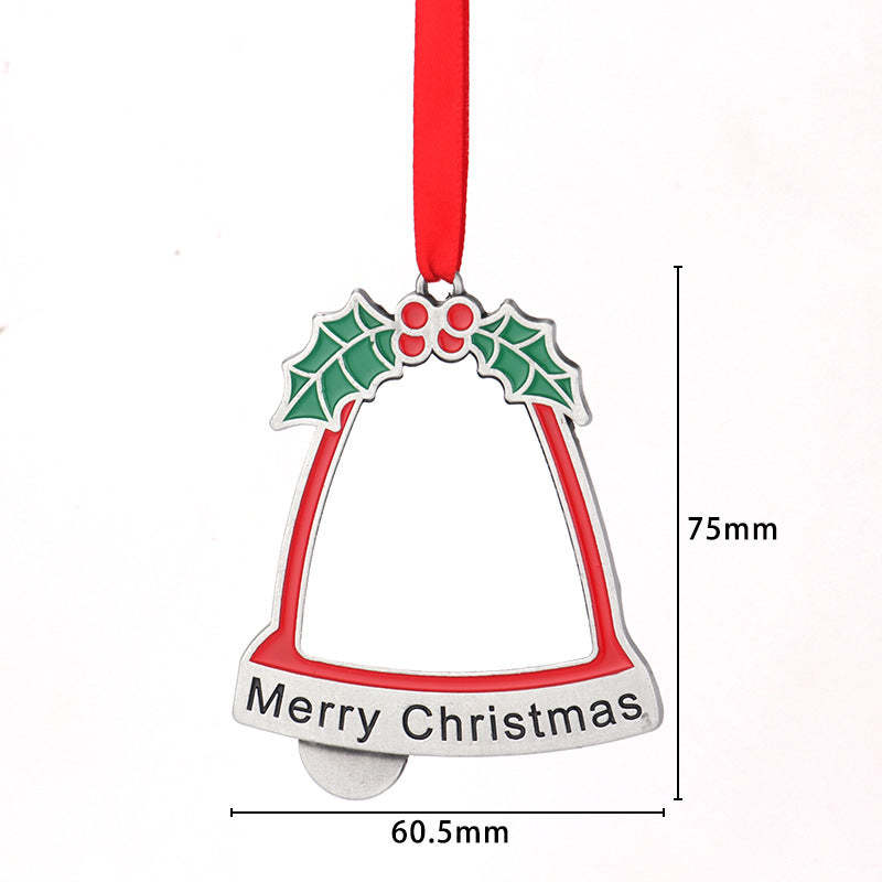 CMP39-Sublimation Bell Shape Ornament