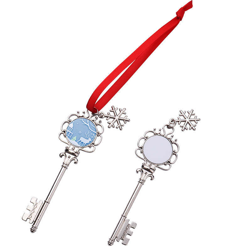 CMP46-Sublimation Santa's Magic Key Ornament