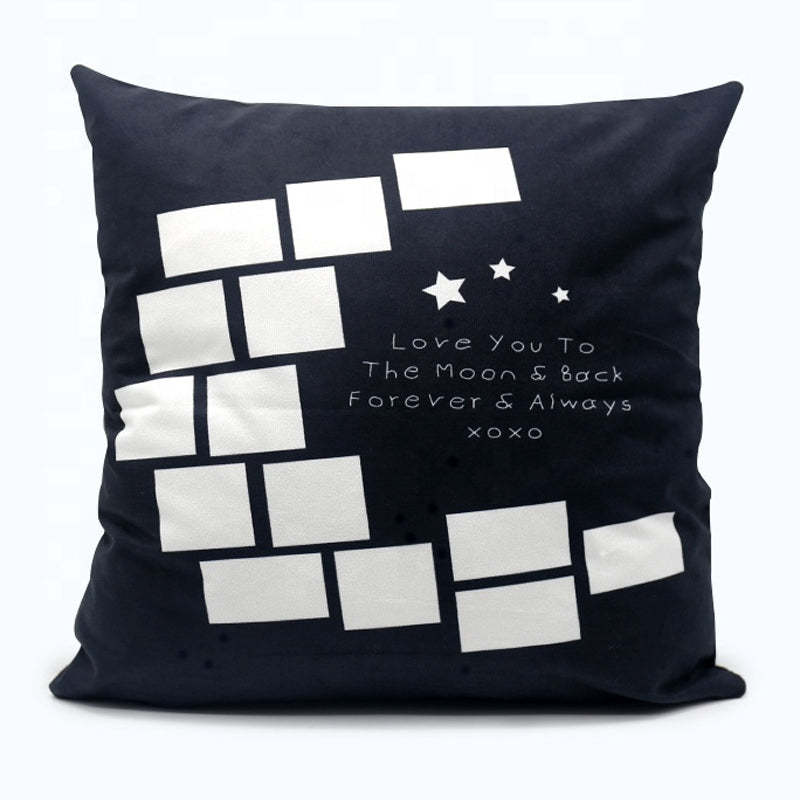 SPC18-Sublimation Moon Heart Pillow Case