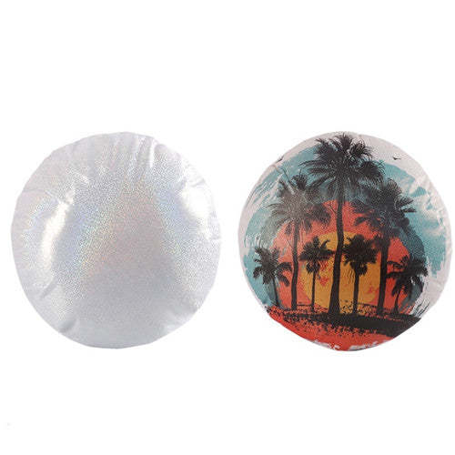 SPC14-Sublimation Glitter Round Pillow Cover