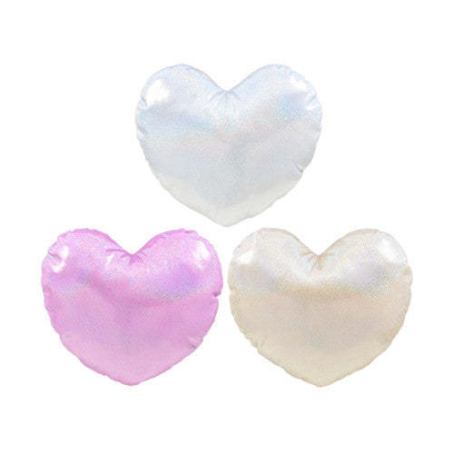 SPC13-Sublimation Glitter Heart Pillow Cover