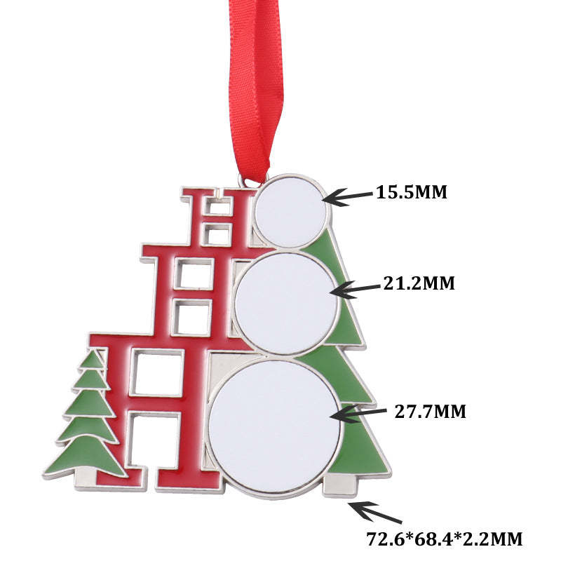 CMP06-Sublimation Christmas HOHO Ornament