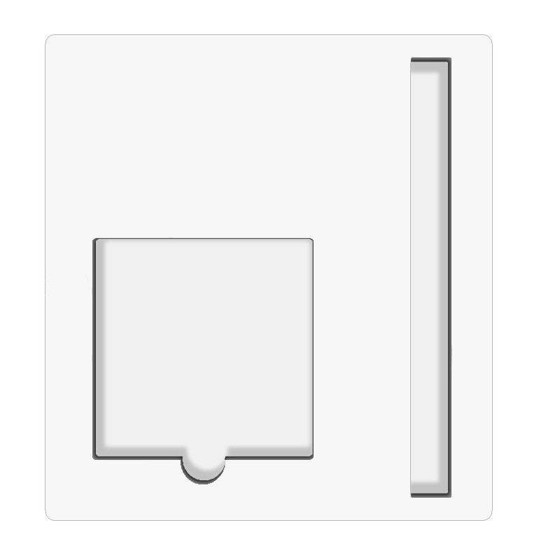 SNPY02-Sublimation Sticky Notes Placement Tray Double Layers