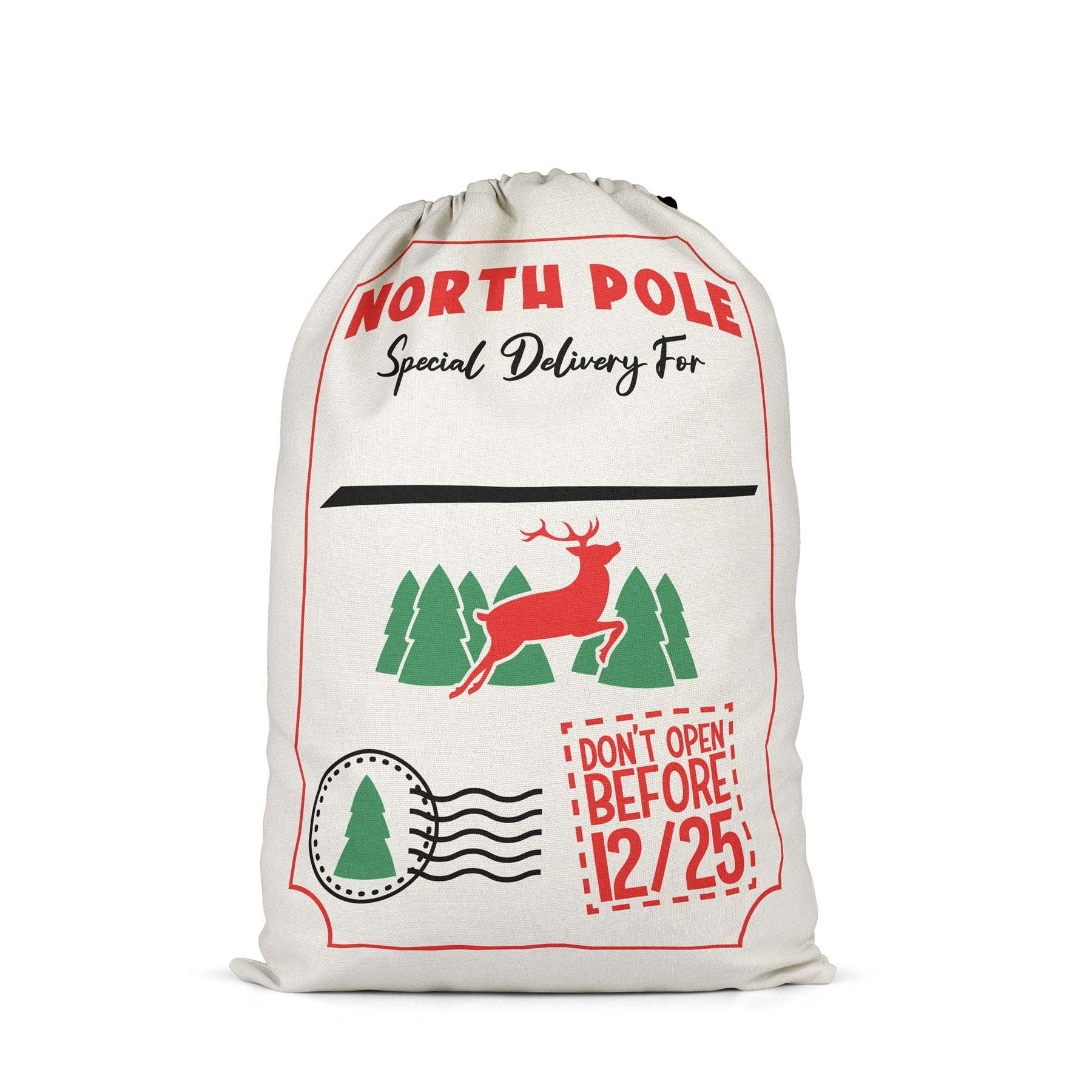 SSQ45-Sublimation Christmas Santa Sack
