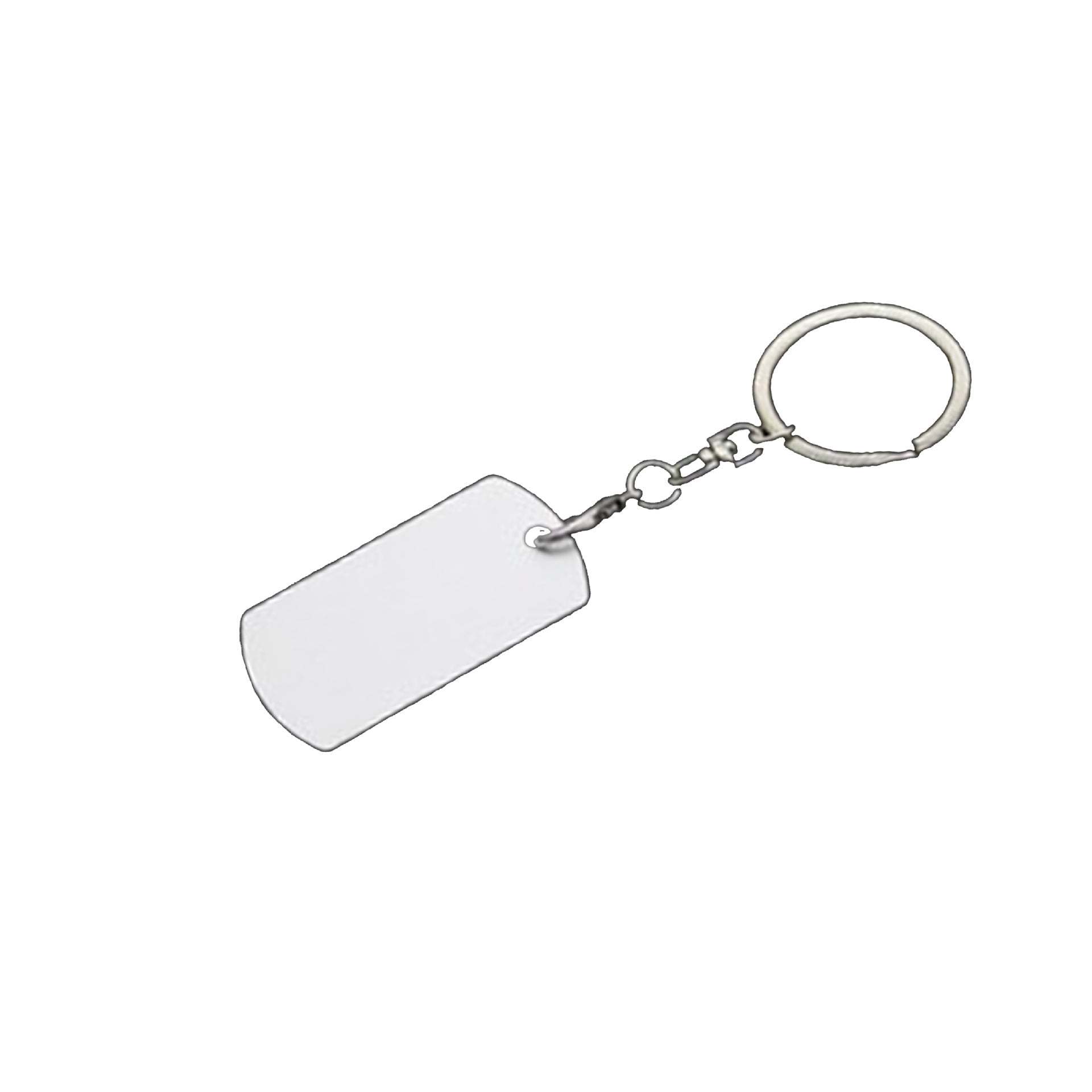 MKC45-Sublimation Aluminium Sheet Keychain