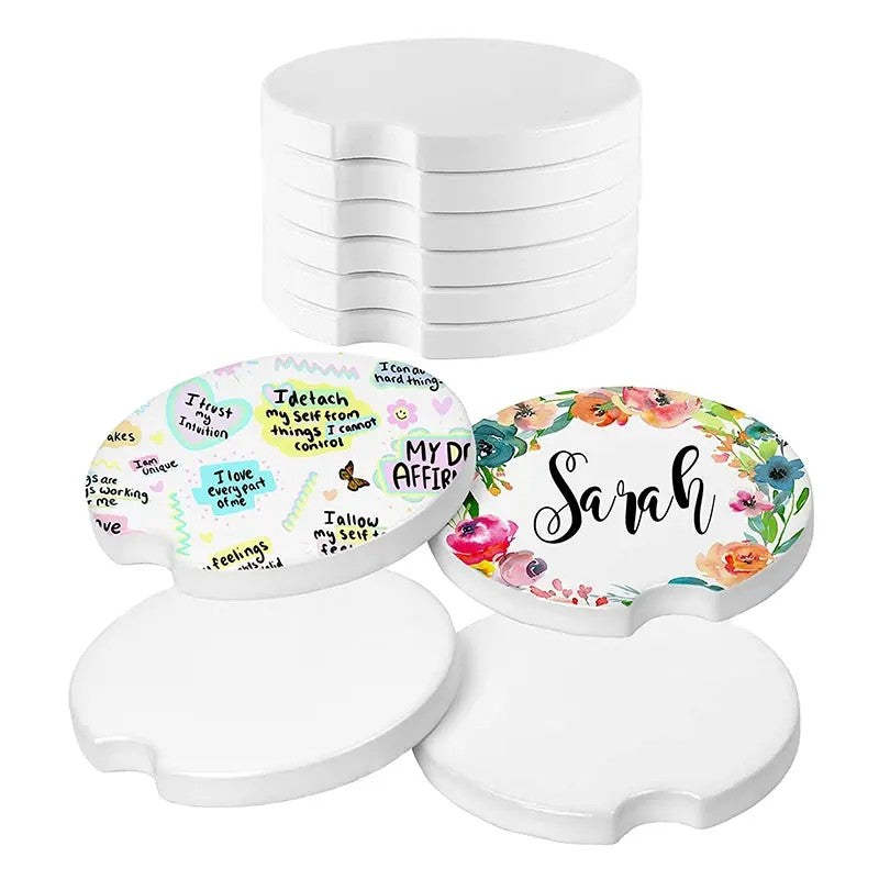 PUT03-Sublimation Cermaic Car Coaster